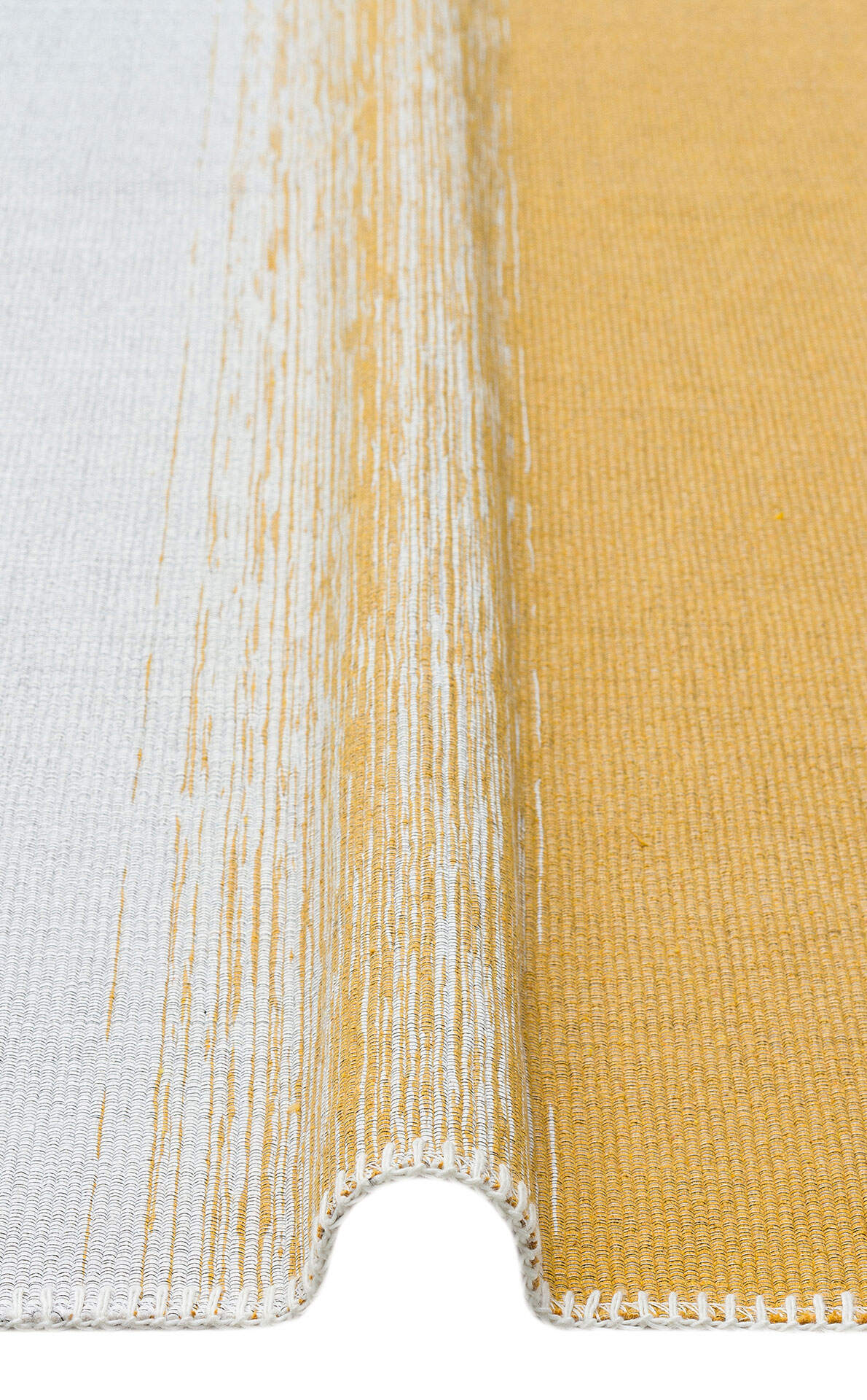 ARC 03 GREY YELLOW - ARYA CRAFT - Hav Toz Vermez Yıkanabilir Modern Desenli Dokuma Kilim