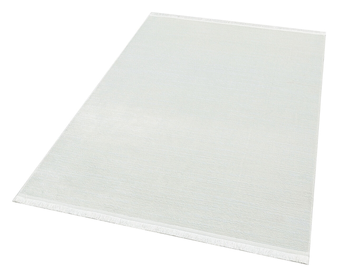 ST 09 WHITE XW - SATEEN - Hav Toz Vermez Yıkanabilir Kaymaz İnce Dokuma Modern Halı