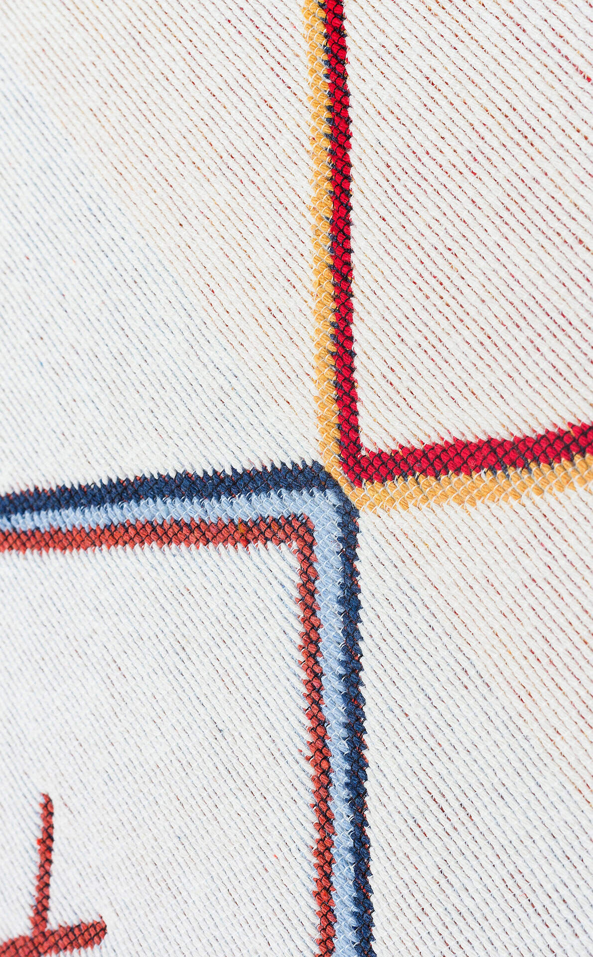 Arya AR 21 Çok Renkli - Yıkanabilir Çift Taraflı Modern Dokuma Kilim