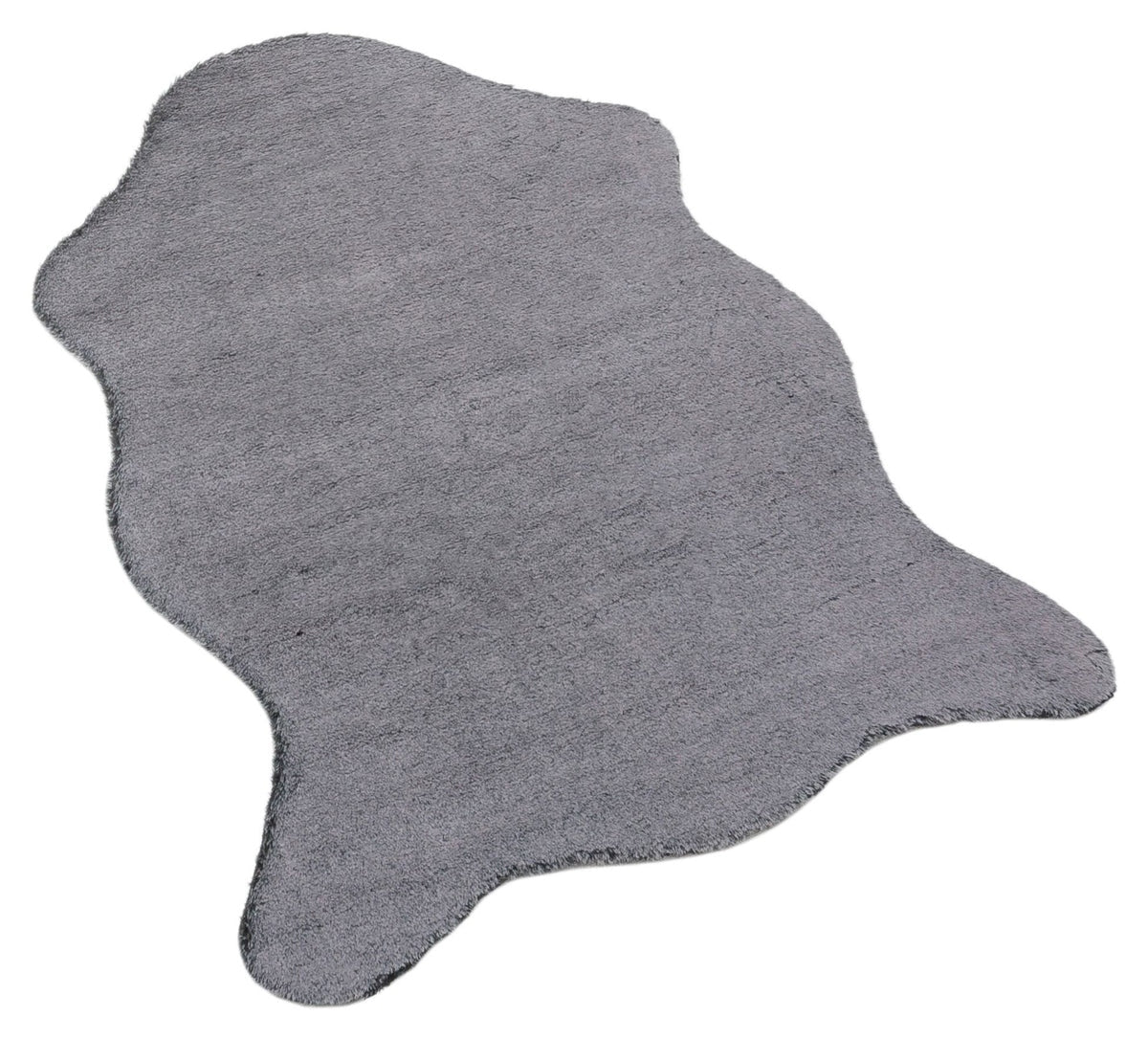 Solo 1614 Gri - Tüy Dökmez Kaydırmaz Tabanlı Modern Peluş Halı
