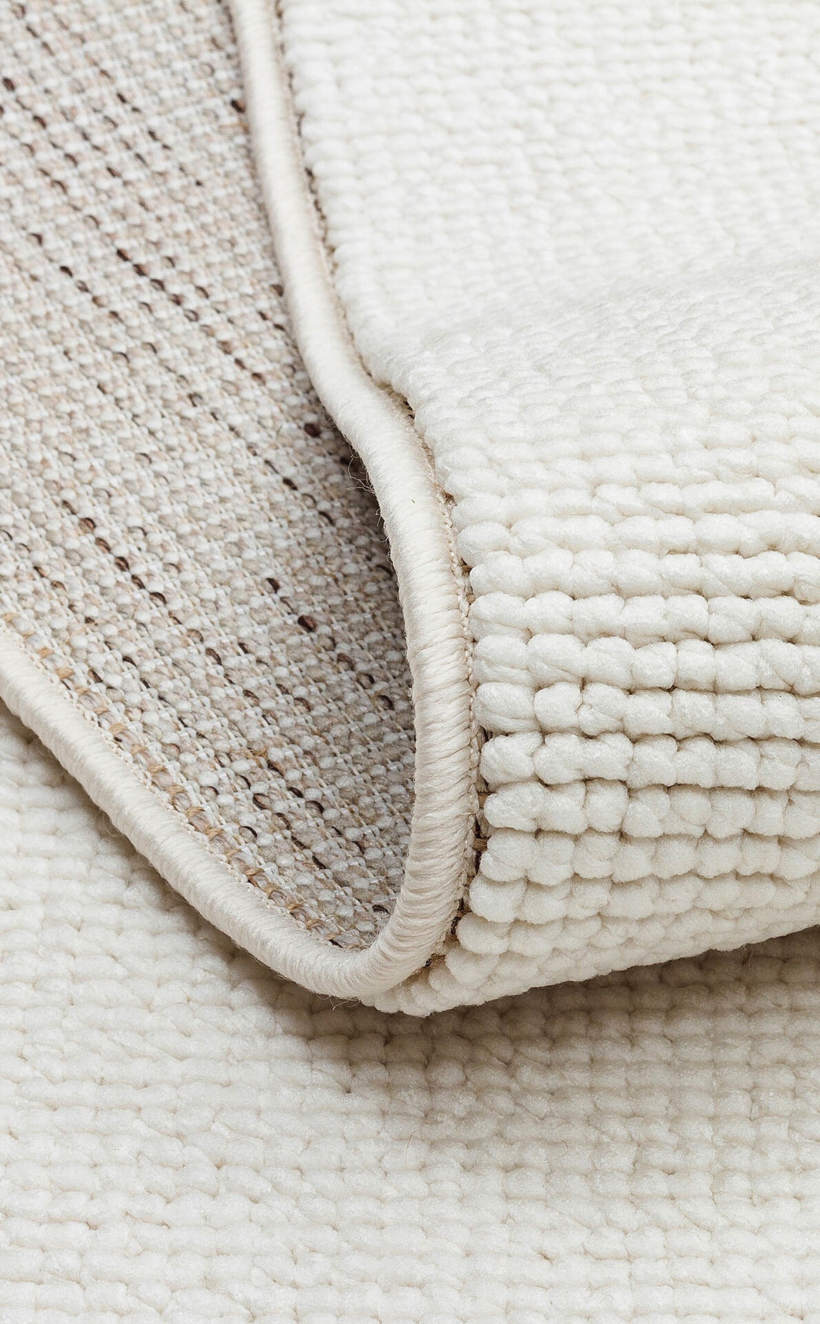 OSL PLAIN WHITE - OSLO - Hav Toz Vermez Hasır Dokuma Modern Makine Halısı