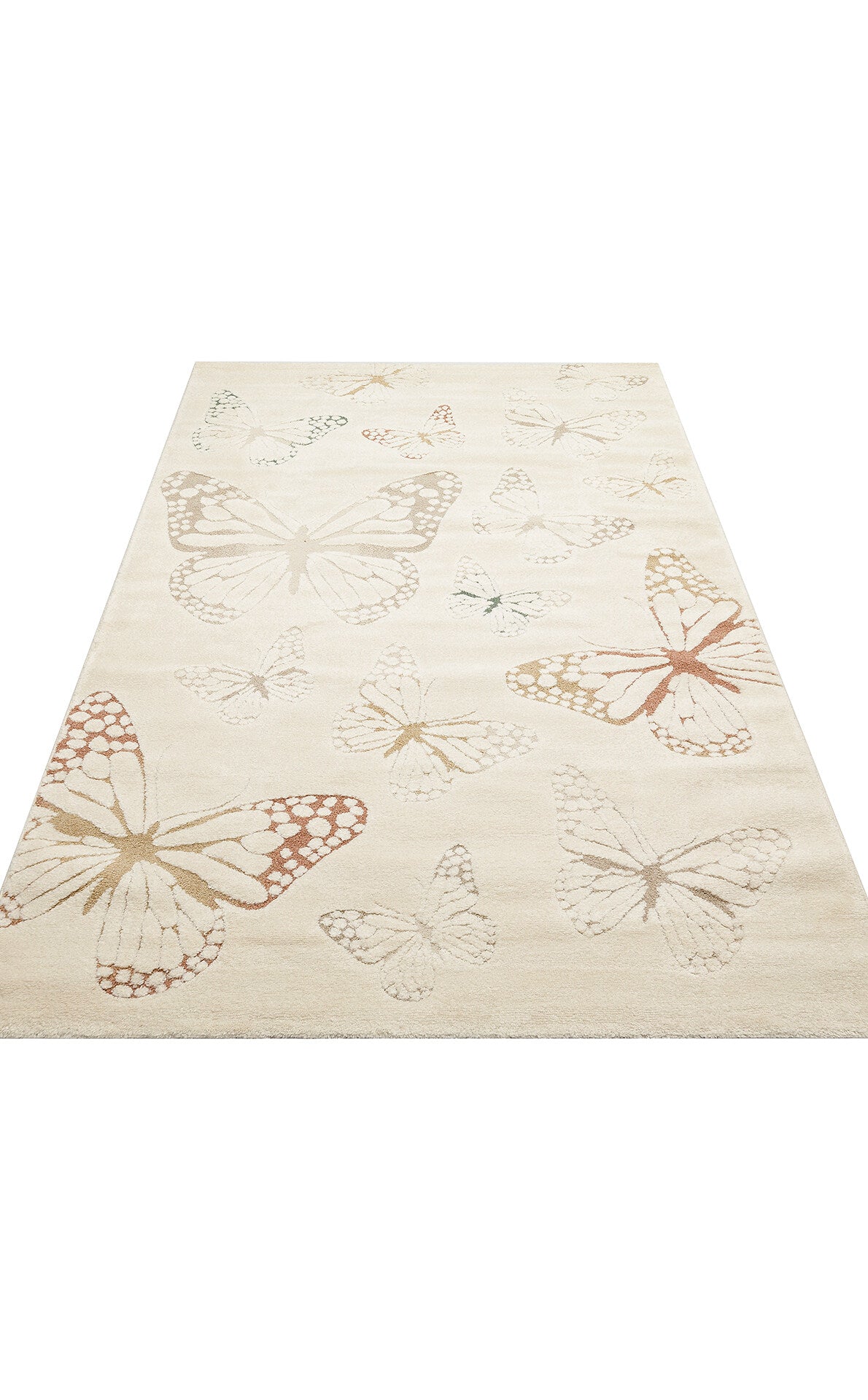 PCL 03 CREAM MULTY - PICCOLO - Pastel Renkli Hav ve Toz Vermeyen Çocuk Halısı