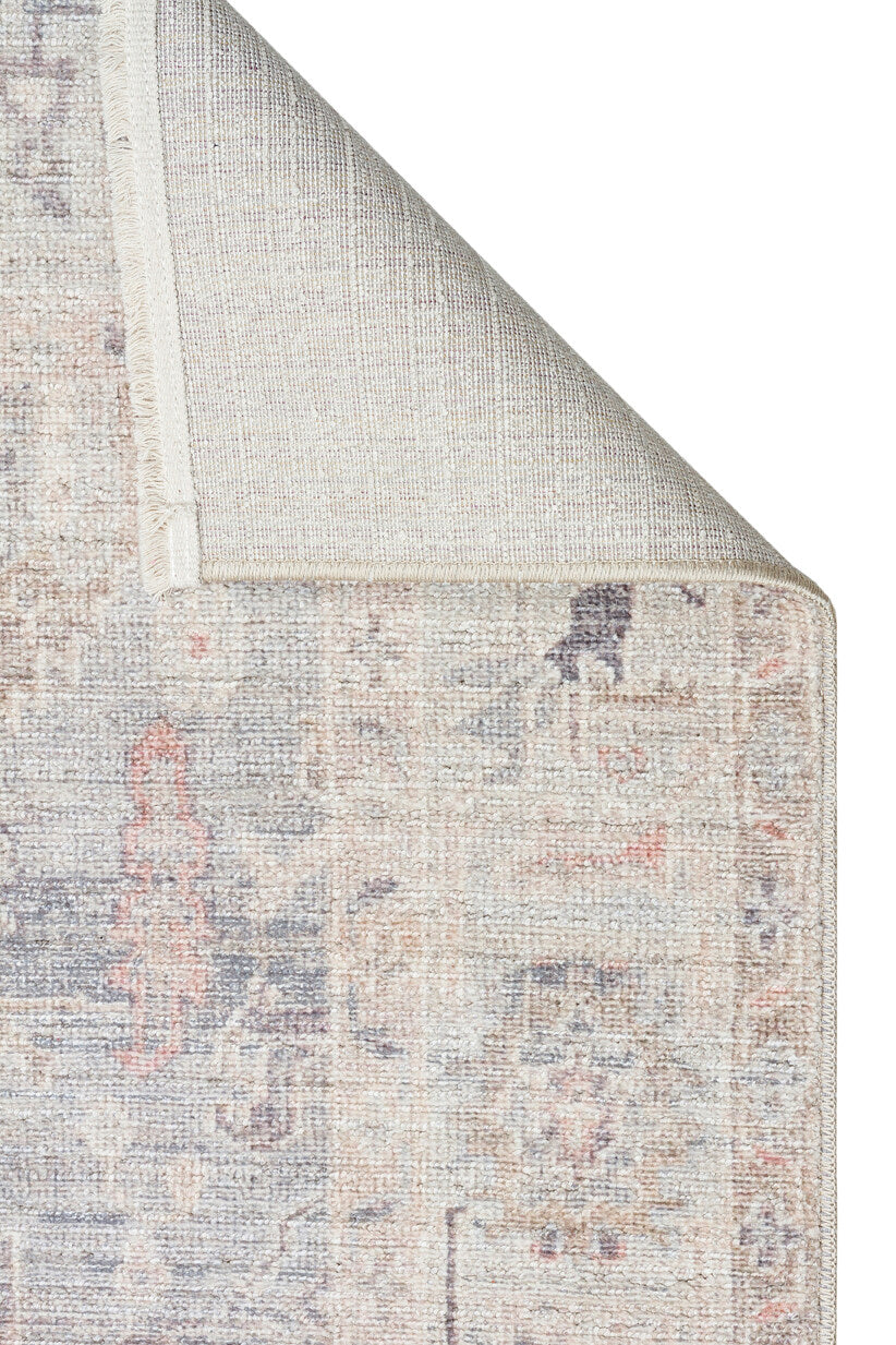 Grace GRC 02 SKY - Pastel Tonlu Vintage Desenli Klasik Hav Vermeyen Halı