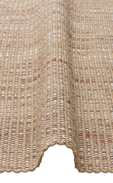 Doha DH 01 Çok Renkli - Çift Taraflı Jüt Görünümlü Modern Dokuma Kilim