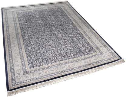 Vendome Palace 5401 Lacivert Bordo - Viskon Bambu Halı | Dokuma Salon Halısı