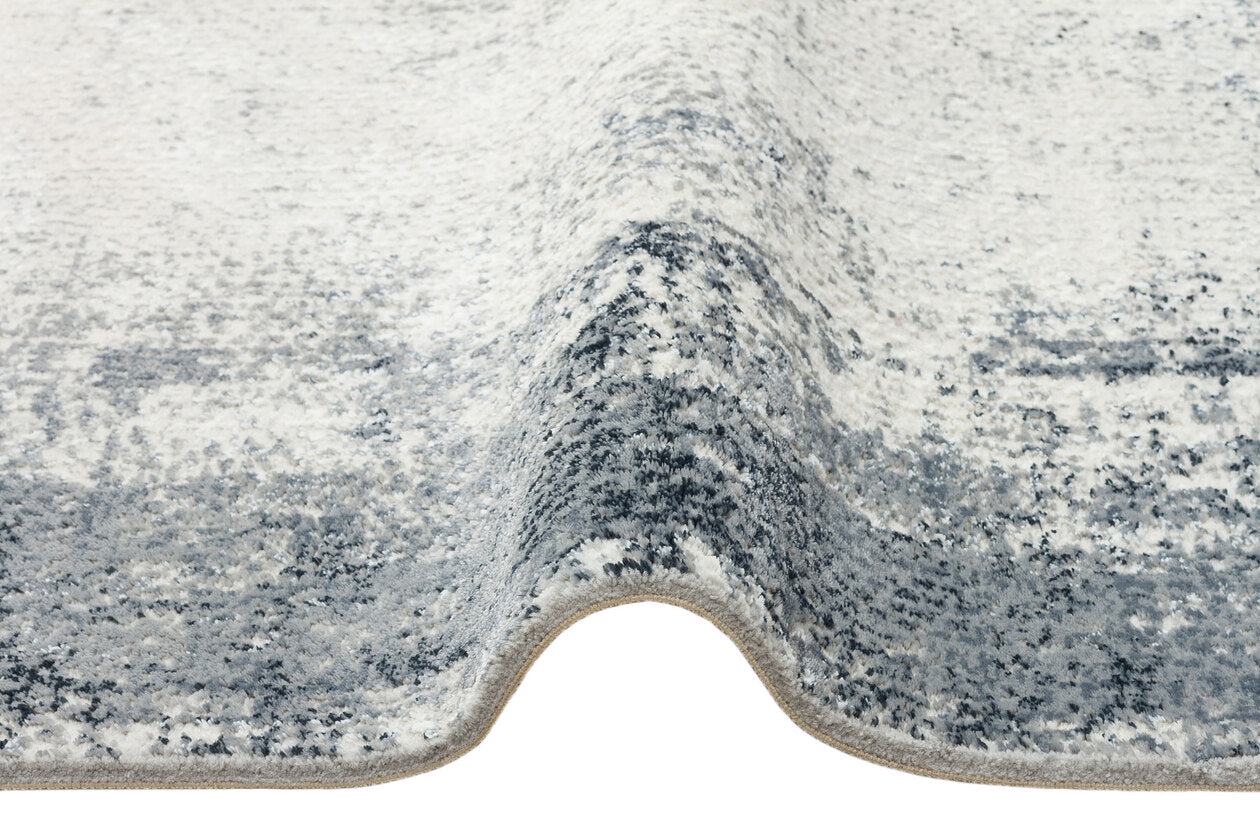 LGS 06 CREAM GREY XW  - LAGOS XW - Hav Toz Vermez Eskitme Desenli Modern Makine Halısı