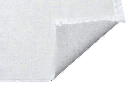ST 08 WHITE XW  - SATEEN - Hav Toz Vermez Yıkanabilir Kaymaz İnce Dokuma Modern Halı 