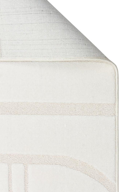 Adel ADL 02 Krem - İskandinav Tarzı Yumuşak Dokulu Modern Makine Halısı