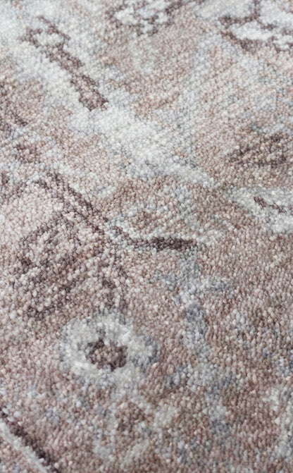 Taftan TF 07 Smoke Gri - Pakistan Overdyed Tarzı El Emeği ile Özel Tezgahlarda Üretilen Uşak Halısı