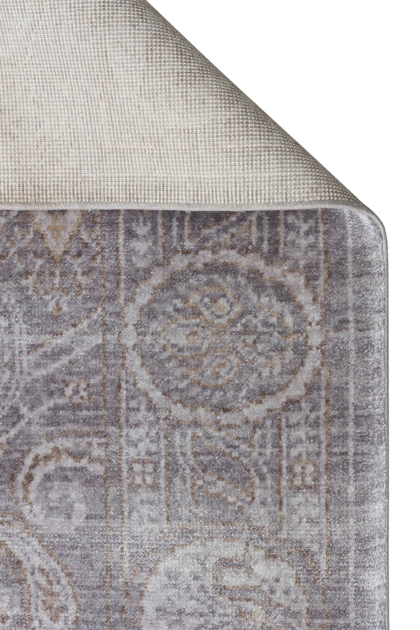 TF 03 D.GREY BRONZE  - TAFTAN - Pakistan Overdyed Tarzı Özel Hav Vermeyen ve El Emeği ile Özel Tezgahlarda Üretilen Uşak Halısı 
