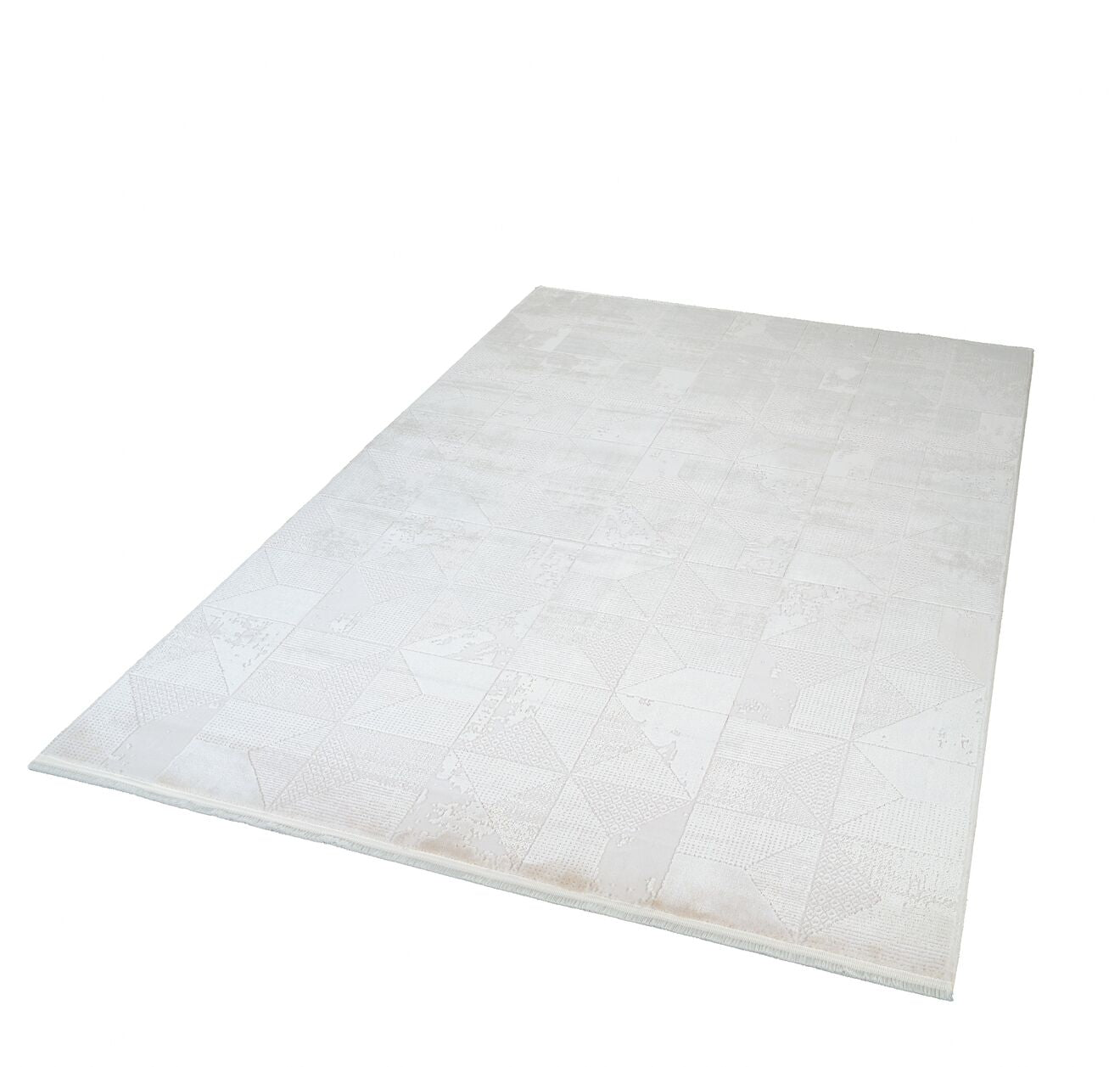 Azur 6531 Krem - Modern Akrilik Halı | Salon Oturma Halısı