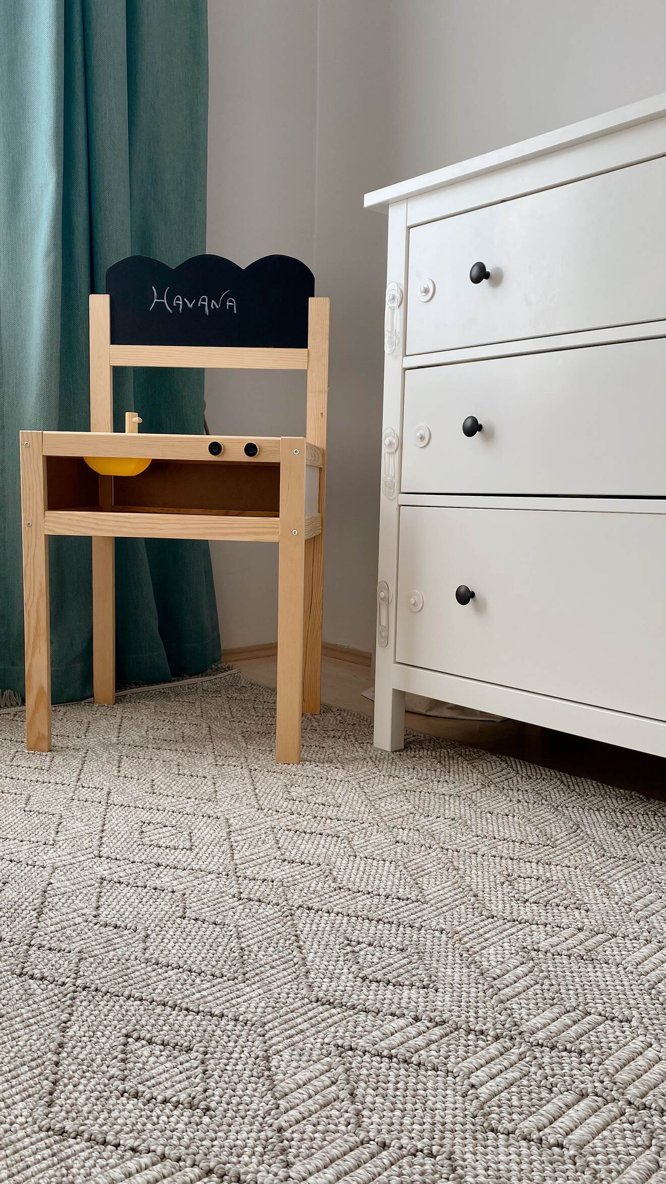 Havana 8571 Gri - Polyester Dokuma Halı | Modern Salon Halısı