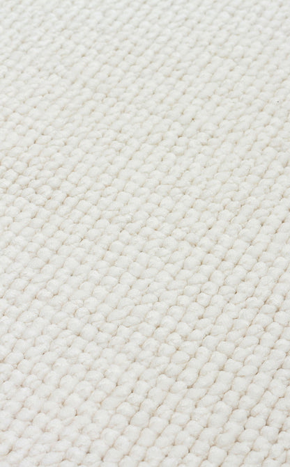 OSL PLAIN WHITE  - OSLO - Hav Toz Vermez Hasır Dokuma Modern Makine Halısı