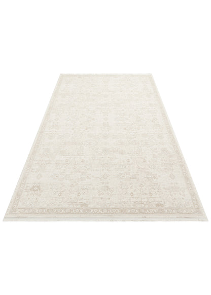 Leona LNA 05 Krem - Modern Tasarım Toz Tutmayan Yumuşak Tuşeli Makine Halısı