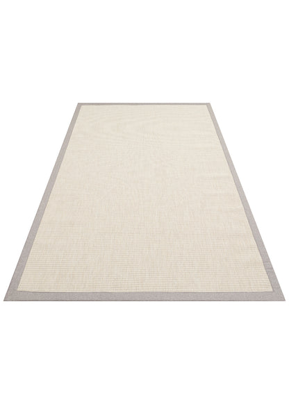 Ventura Sisal VNT 2706 Krem BRD Gri - Jüt Görünümlü Modern Sisal Halı –Yıkanabilir ve Kaymaz Tabanlı