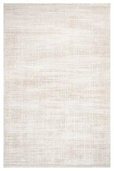 Dekor Modern Halı 1057 Bej  Yumuşak Dokulu Saçaksız Salon Halısı