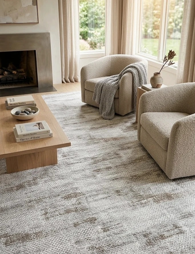 Markiz 1078 Vizon Modern Halı – Sade Tasarım, Yumuşak Doku ve Dayanıklı Yapı