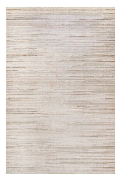 Moda 1079 Bej Minimal ve Modern Tasarımlı Oturma Odası Halısı