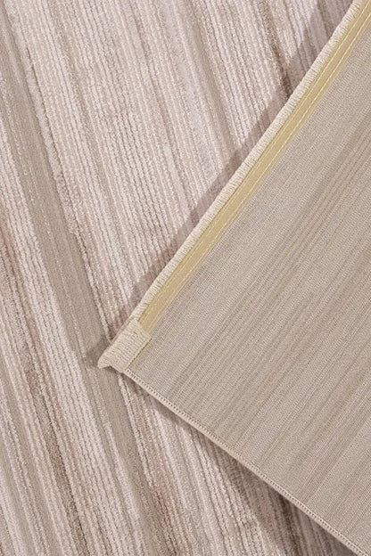 Moda 1079 Bej Minimal ve Modern Tasarımlı Oturma Odası Halısı