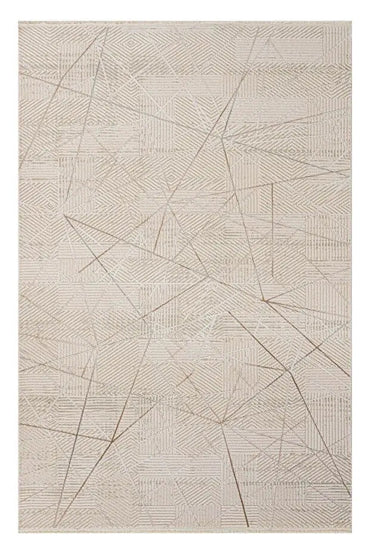 Moda 1080 Bej Minimal ve Modern Tasarımlı Oturma Odası Halısı