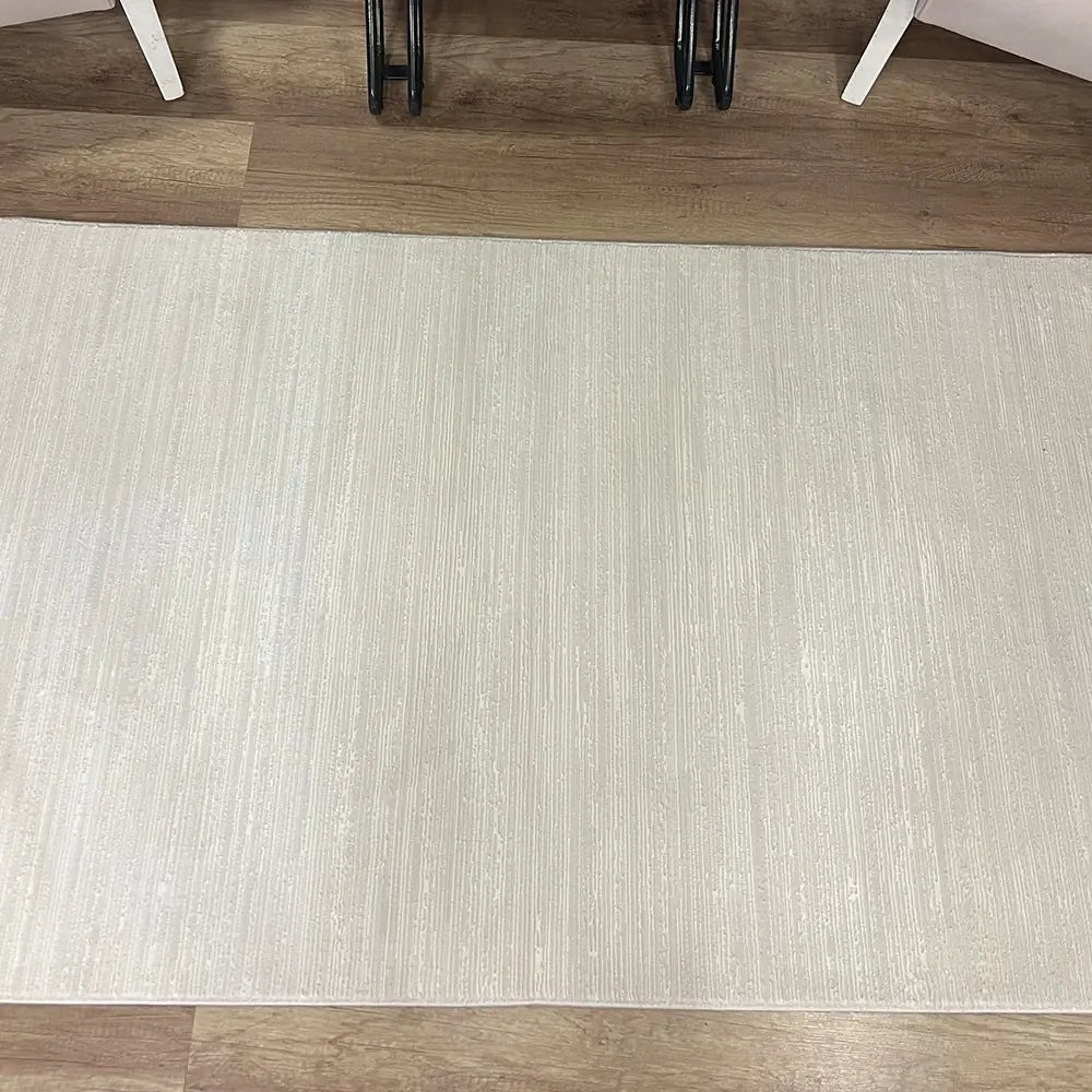 Nova 1123 Krem Yumuşak Dokulu, Modern Desenli Şık Makine Halısı