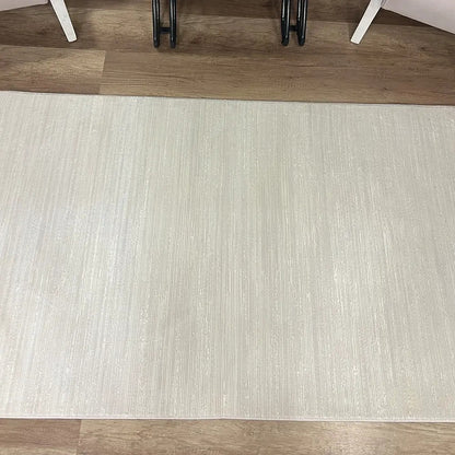 Nova 1123 Krem Yumuşak Dokulu, Modern Desenli Şık Makine Halısı