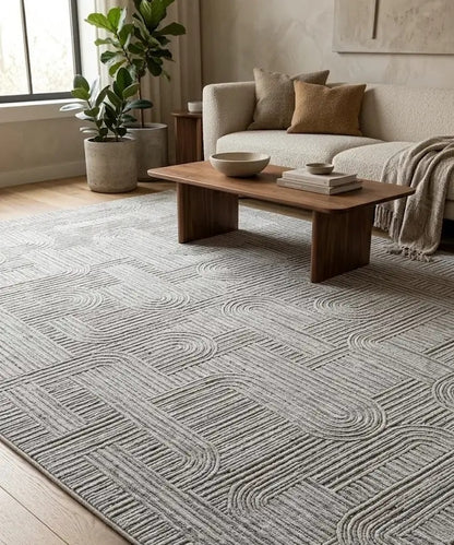 Markiz 1138 Krem Modern Halı – Sade Tasarım, Yumuşak Doku ve Dayanıklı Yapı
