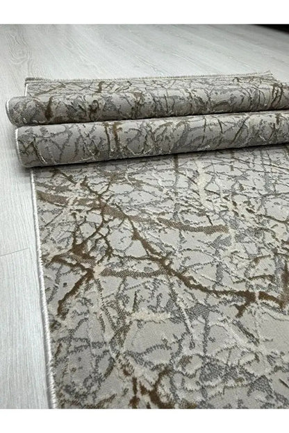 Hermes 1139 Vizon Modern Ve Rahat Oturma Odası İçin Uzun Ömürlü Halı