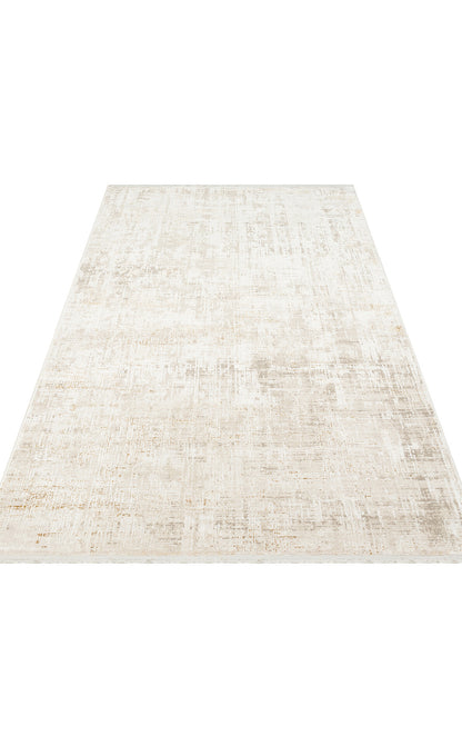 RM 03 CREAM BEIGE  - ROMA - Viskon ve Polyester ile Üretilen Şık Salon Halısı