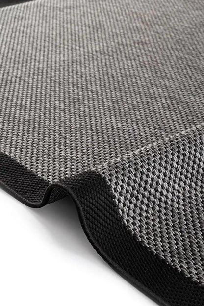 Sisal Plus 1148 Gri Siyah   – Pamuk Tabanlı Şık ve Kolay Temizlenen Halı