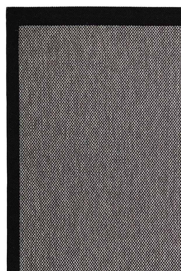 Sisal Plus 1148 Gri Siyah   – Pamuk Tabanlı Şık ve Kolay Temizlenen Halı