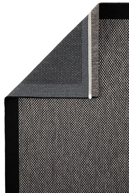Sisal Plus 1148 Gri Siyah   – Pamuk Tabanlı Şık ve Kolay Temizlenen Halı