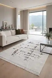 Sunset 1170 Bej Akrilik Modern Halı