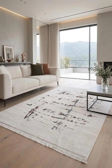 Sunset 1170 Bej Akrilik Modern Halı