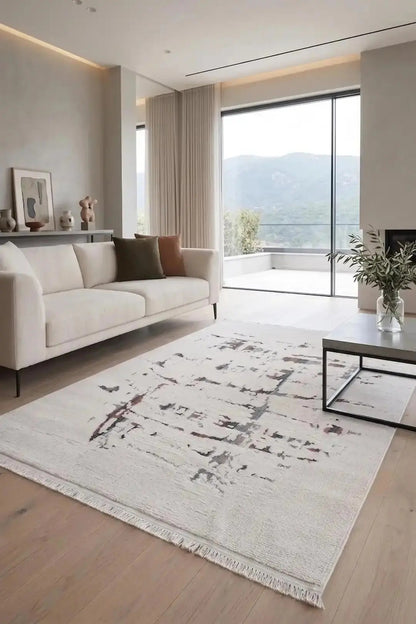 Sunset 1170 Bej Akrilik Modern Halı