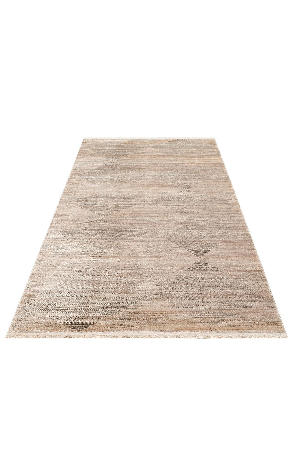 DB 10 BEIGE NW  - CORDOBA NEW - Parlak Yüksek Alçak Dokulu Modern Makine Halısı