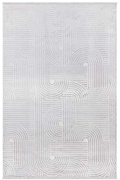 Moda 1131 Gri Minimal ve Modern Tasarımlı Oturma Odası Halısı