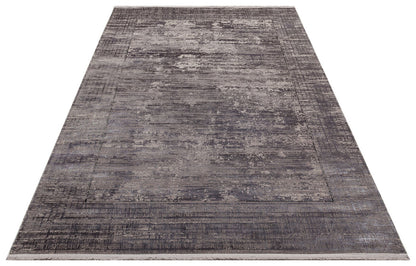 FRESCO DYED FSD 02 Gri - Eskitme Dokulu Işıltılı Salon Halısı