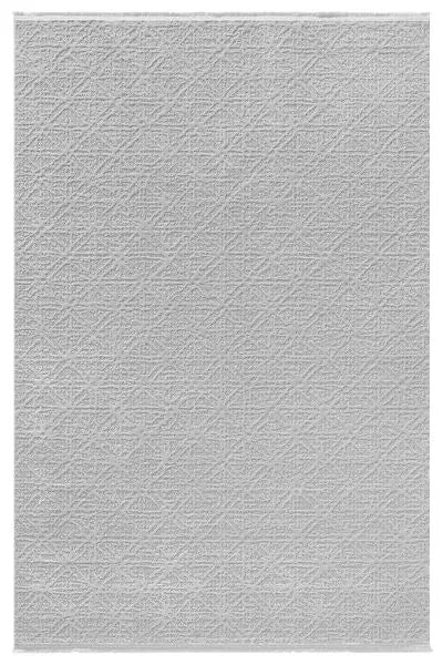 Lizbon 2002 Gri Yumuşak Dokulu Modern Kesme Halı Yolluk