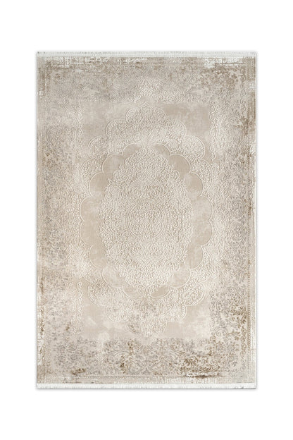 Çınar Nara CY01A Kahverengi Gri Modern Salon ve Oturma Odası Halısı