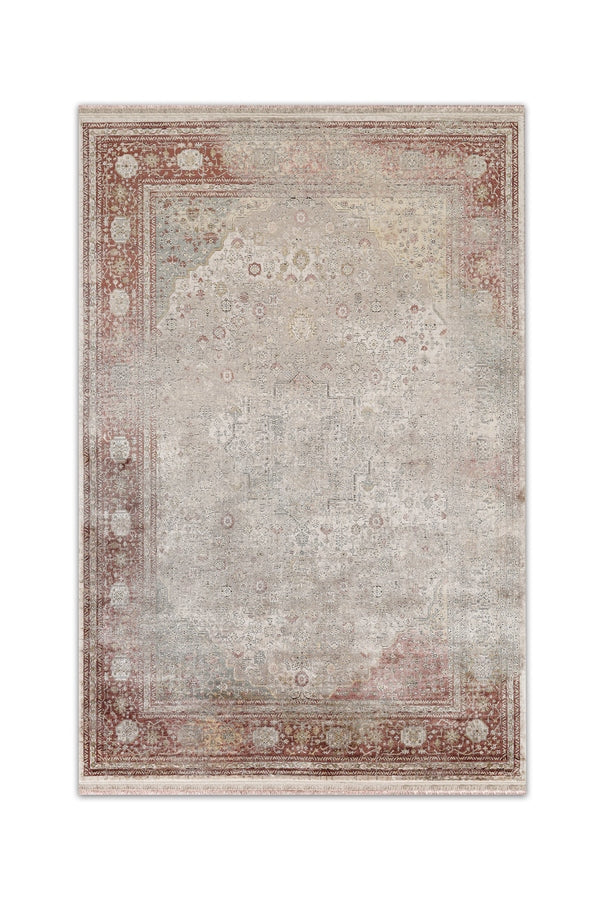 Degrade Mirel DG05A Kahverengi Vintage Salon ve Oturma Odası Halısı