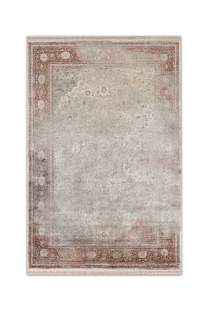 Degrade Mirel DG05A Kahverengi Vintage Salon ve Oturma Odası Halısı