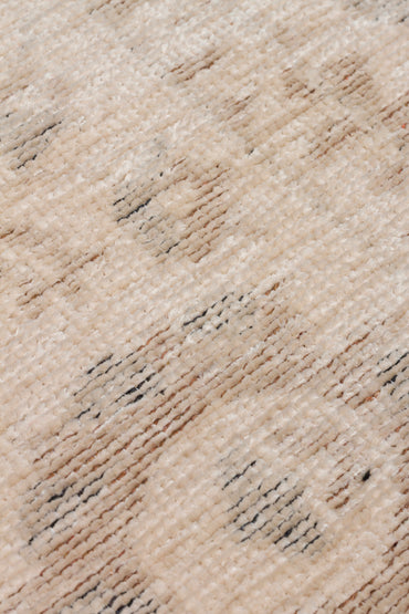 Liza LIZ 03 Bej XW- Düz Pamuk Dokulu Kilim Kaymaz Tabanlı, Yıkanabilir, Uzun Ömürlü Kilim