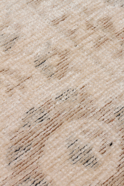 Liza LIZ 03 Bej XW- Düz Pamuk Dokulu Kilim Kaymaz Tabanlı, Yıkanabilir, Uzun Ömürlü Kilim