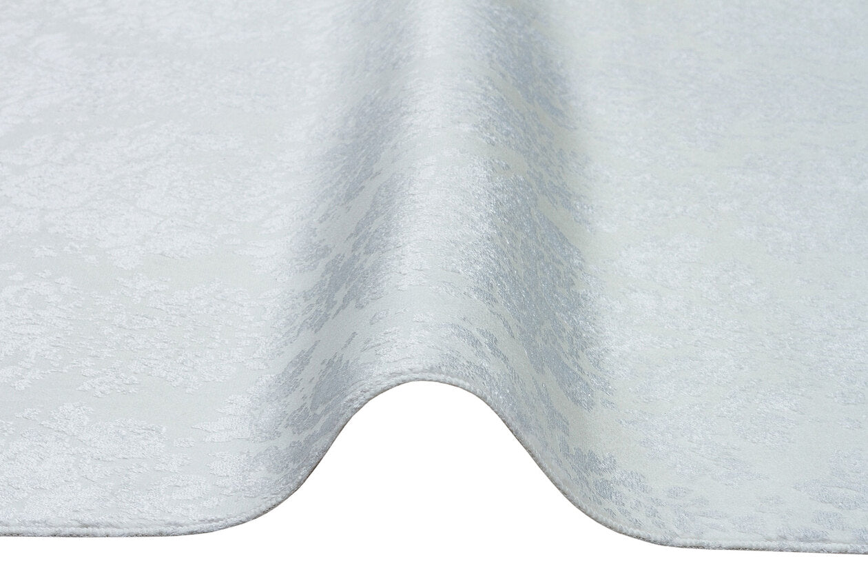 ST 06 WHITE XW  - SATEEN - Hav Toz Vermez Yıkanabilir Kaymaz İnce Dokuma Modern Halı 