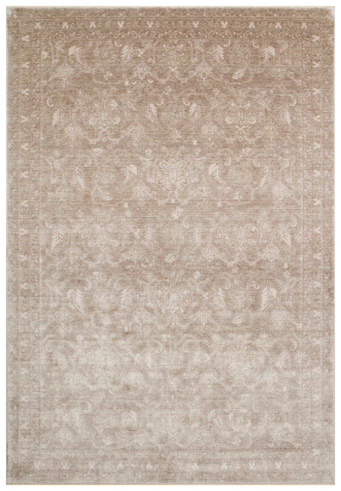 Taftan TF 11 Natural - Pakistan Overdyed Tarzı El Emeği ile Özel Tezgahlarda Üretilen Uşak Halısı
