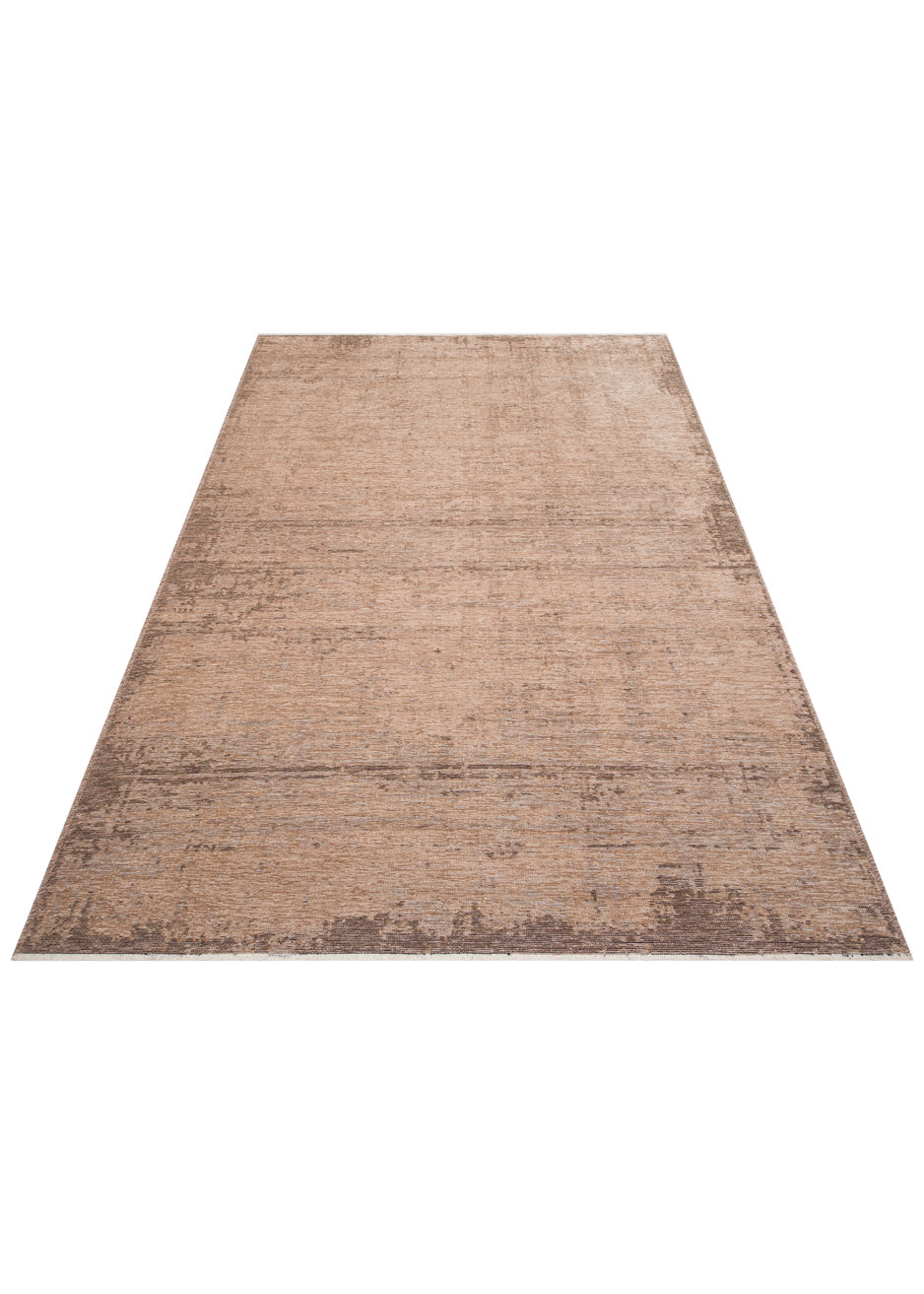 Liza LIZ 05 Vizon XW - Düz Pamuk Dokulu Kilim Kaymaz Tabanlı, Yıkanabilir, Uzun Ömürlü Kilim