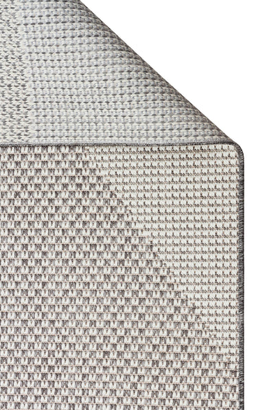 Mono MNO 03 Gri - Yıkanabilir Kaymaz Kilim Halı