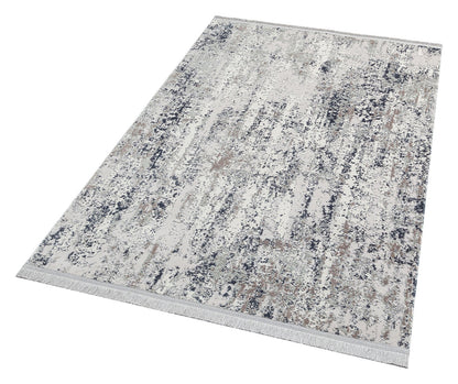 ST 10 SILVER MARINE XXW  - SATEEN - Hav Toz Vermez Yıkanabilir Kaymaz İnce Dokuma Modern Halı 