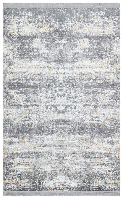 SATEEN ST 01 Bej Altın XW - Hav Toz Vermez Yıkanabilir Kaymaz İnce Dokuma Modern Halı